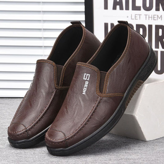 ✨2025 Nuevo✨Zapatos casuales de cuero resistentes al desgaste