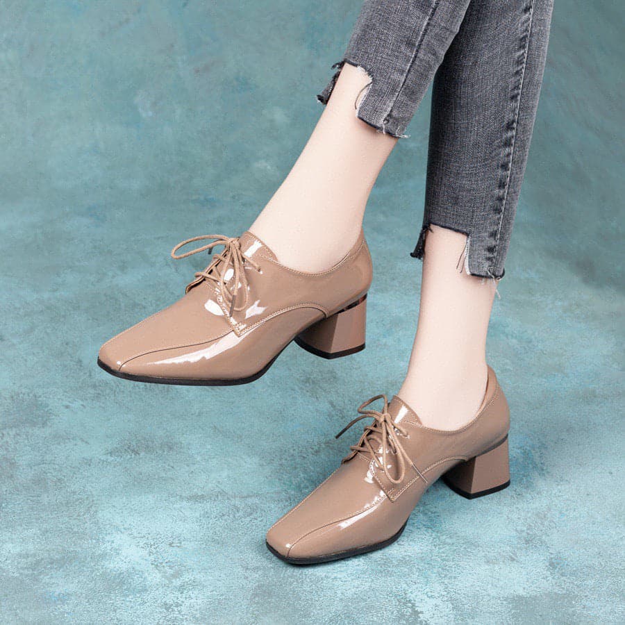 Zapatos de piel lisa