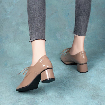 Zapatos de piel lisa