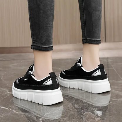 2025 Zapatos casuales de suela gruesa y caña baja