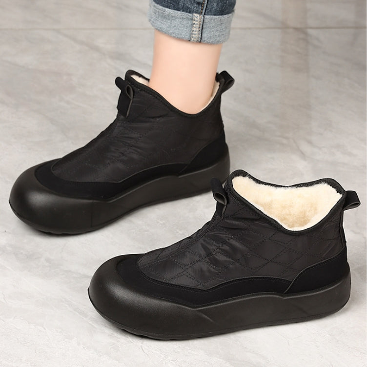 Botas cálidas de suela gruesa hasta el tobillo