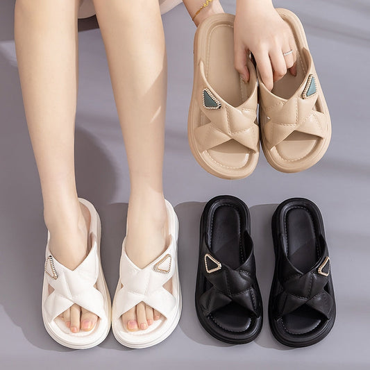 Zapatillas antideslizantes gruesas 【EVA -antiolor】