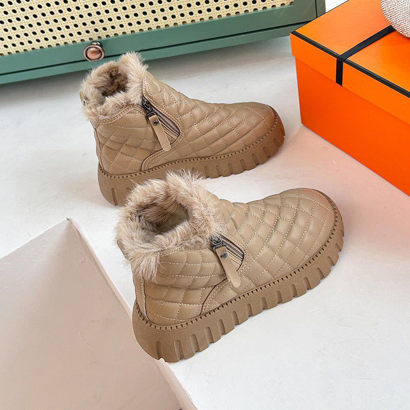 Botas de nieve cálidas y gruesas
