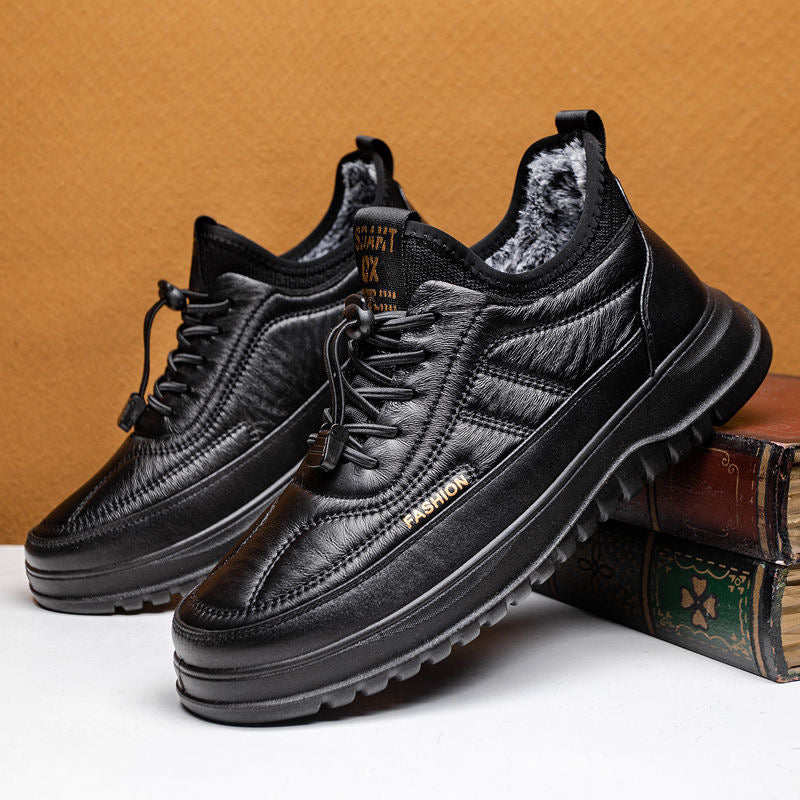 [100% piel de vacuno]zapatos de hombre de terciopelo
