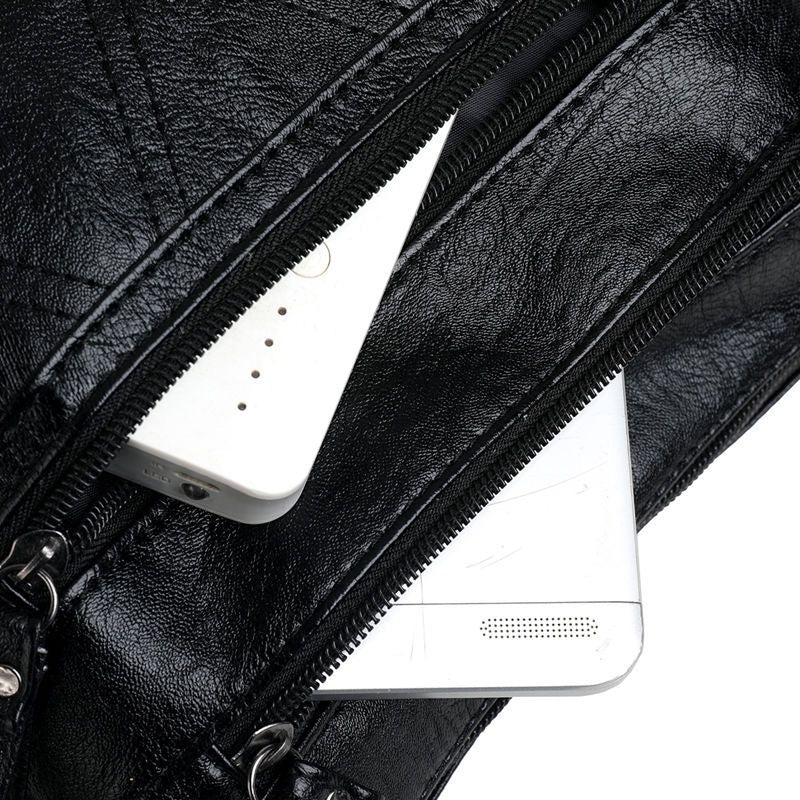 Bellemx™ |  Bolso de piel suave con botones