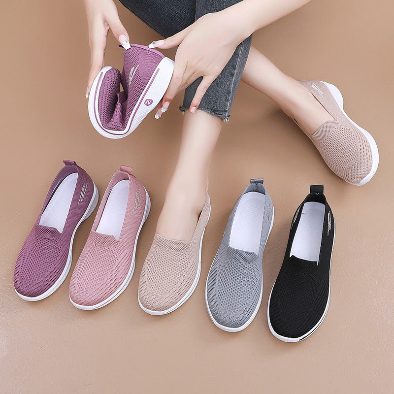 Nuevos zapatos de malla de primavera y otoño