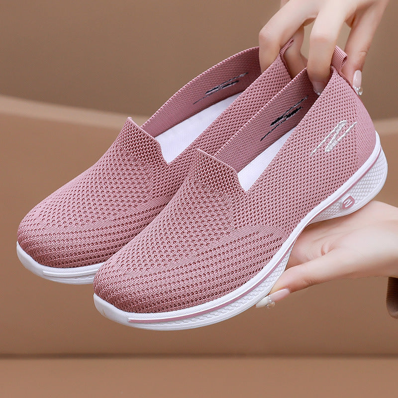 Nuevos zapatos de malla de primavera y otoño