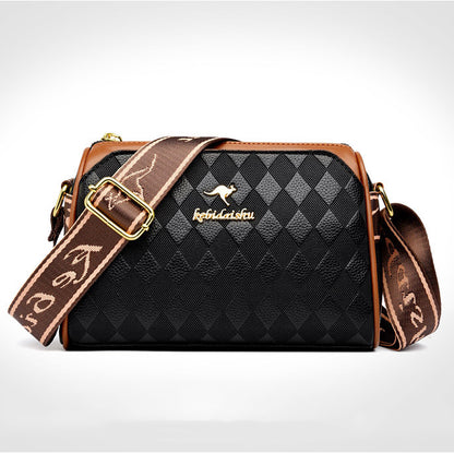 Bolso de piel de cocodrilo de color liso