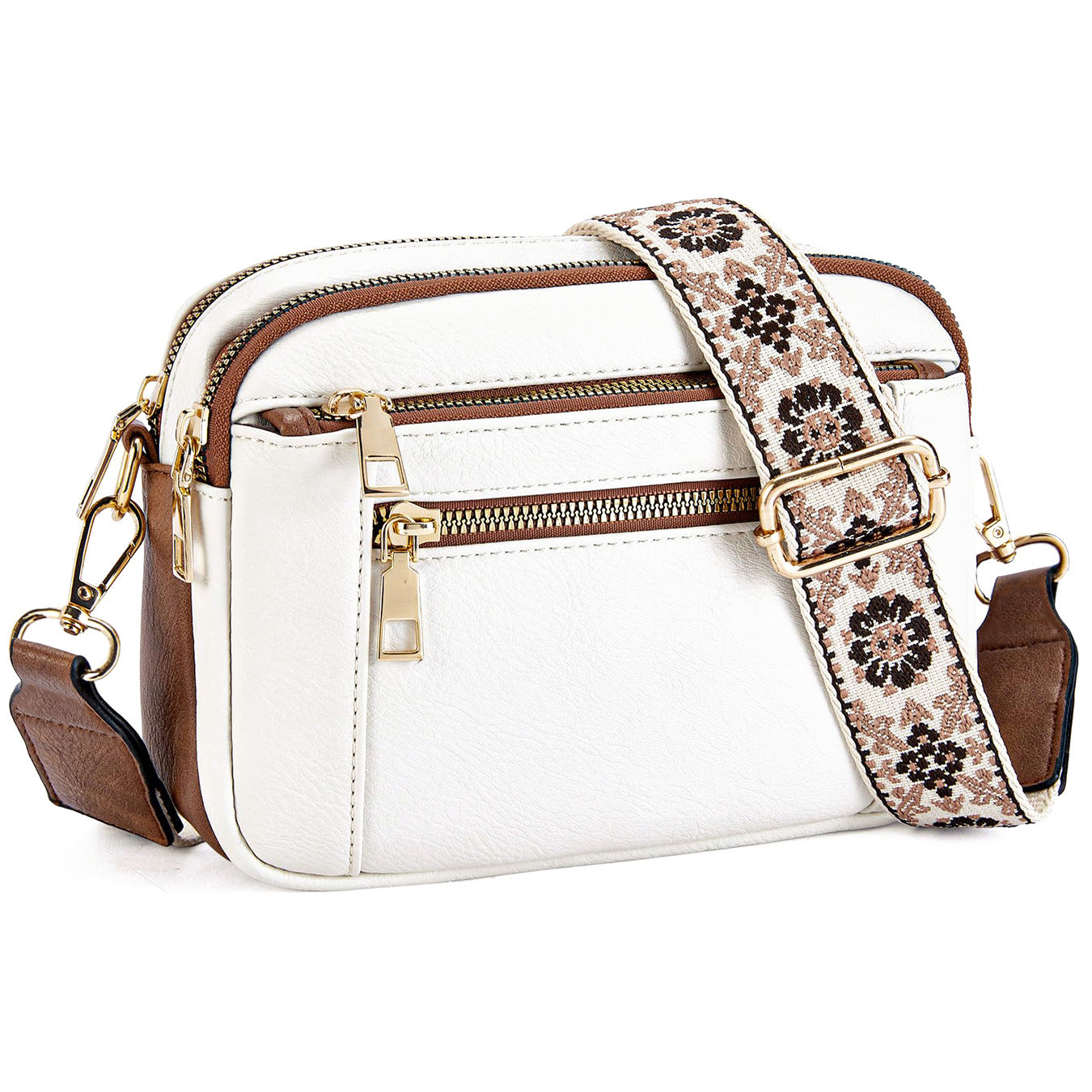Bolso multifuncional con bloques de color estilo americano