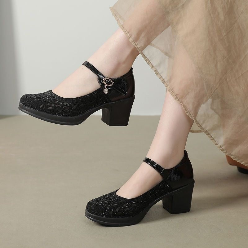 Sandalias de malla hueca