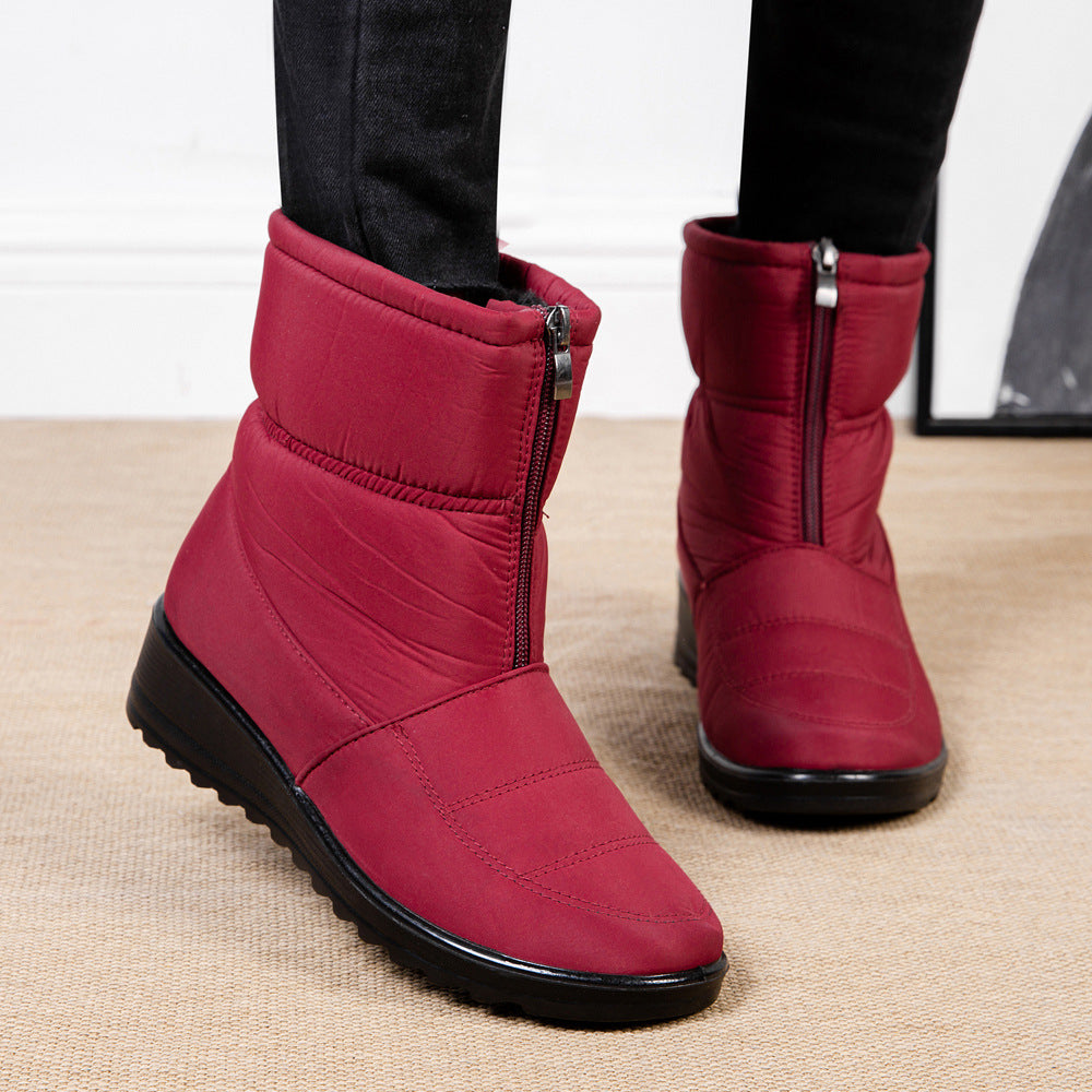 Botas altas de algodón impermeables para nieve