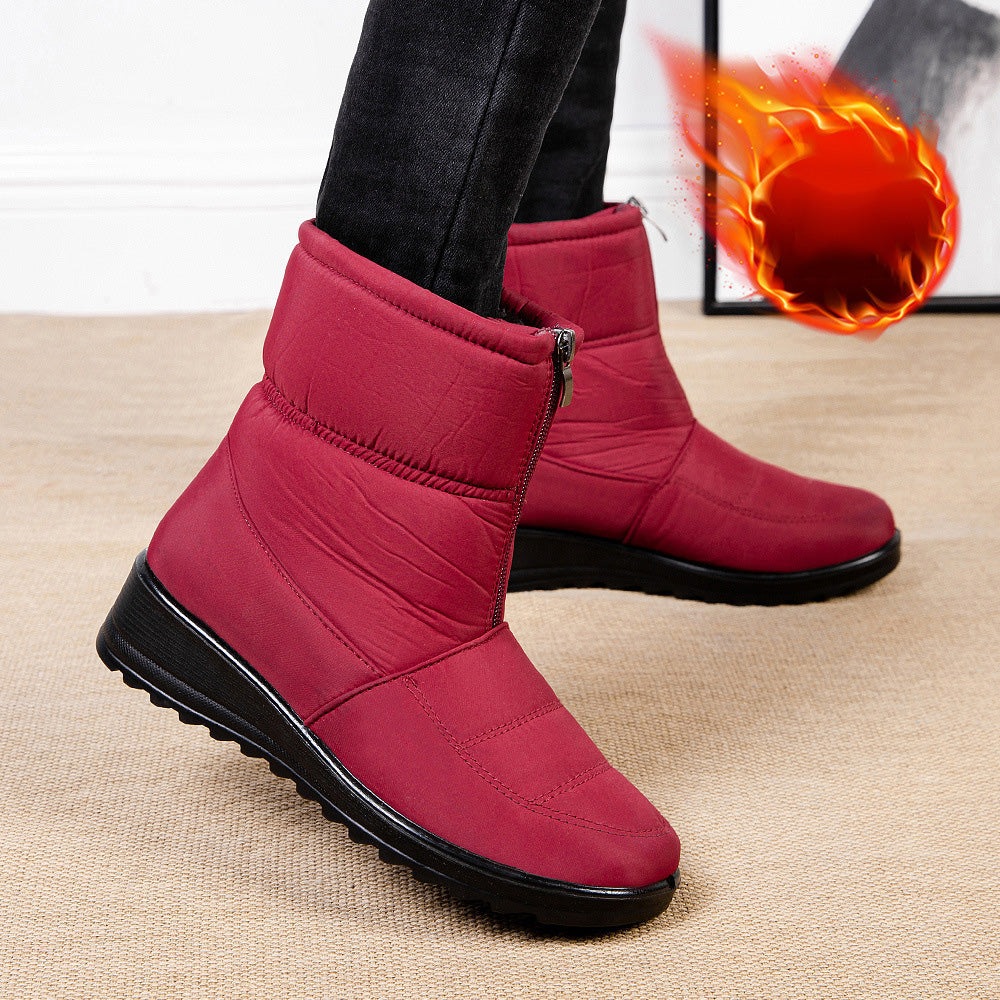 Botas altas de algodón impermeables para nieve