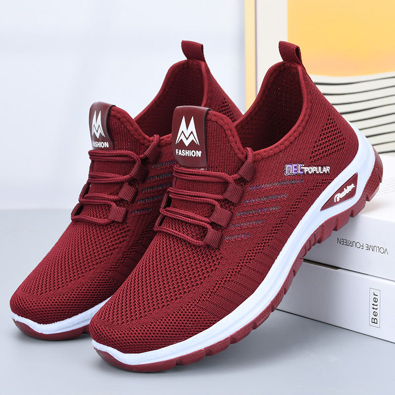 Мягкие нескользящие прогулочные туфли Flyknit
