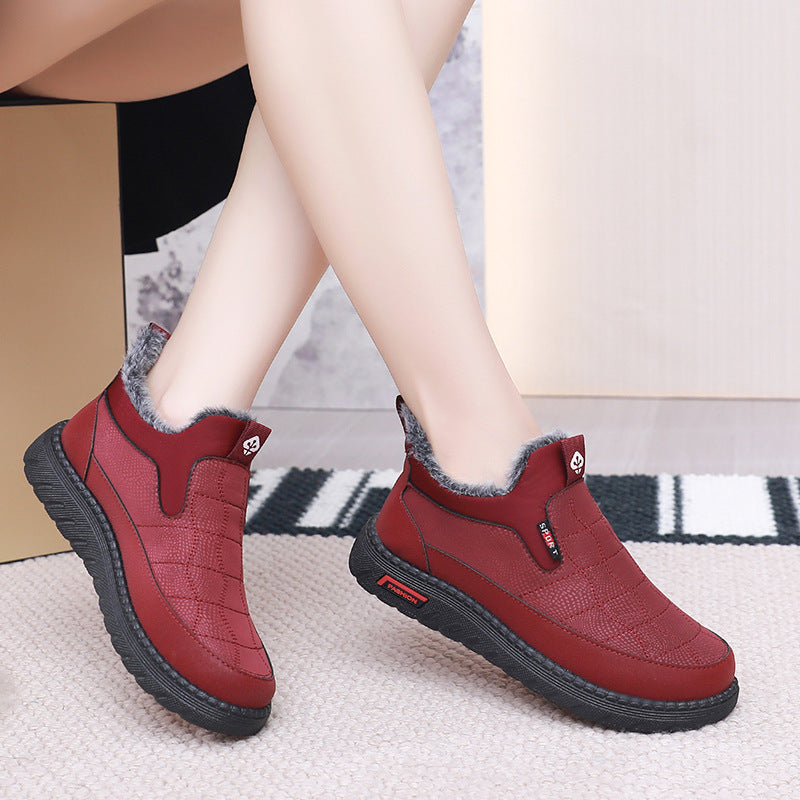 Bellemx™ | Botas planas de algodón polar