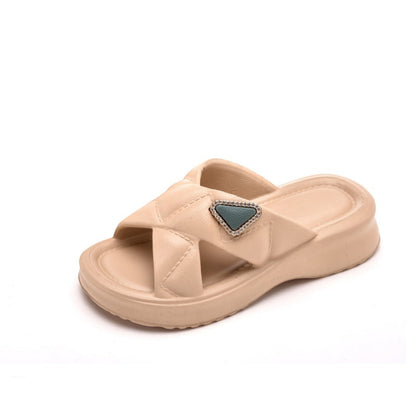 Zapatillas antideslizantes gruesas 【EVA -antiolor】