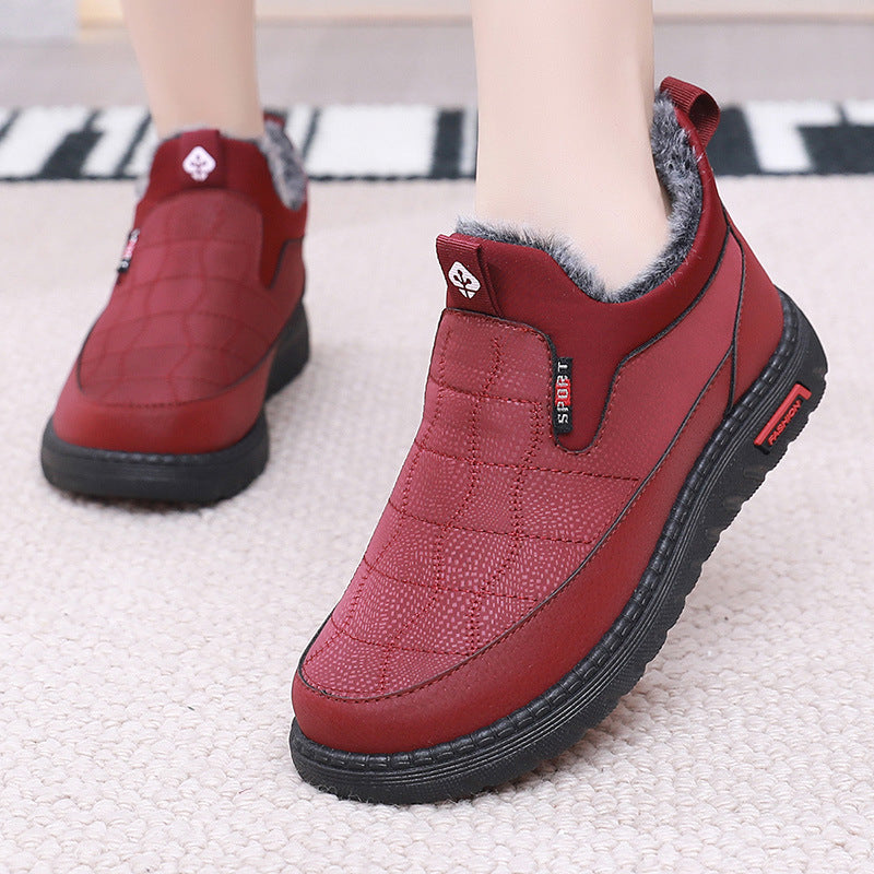 Bellemx™ | Botas planas de algodón polar
