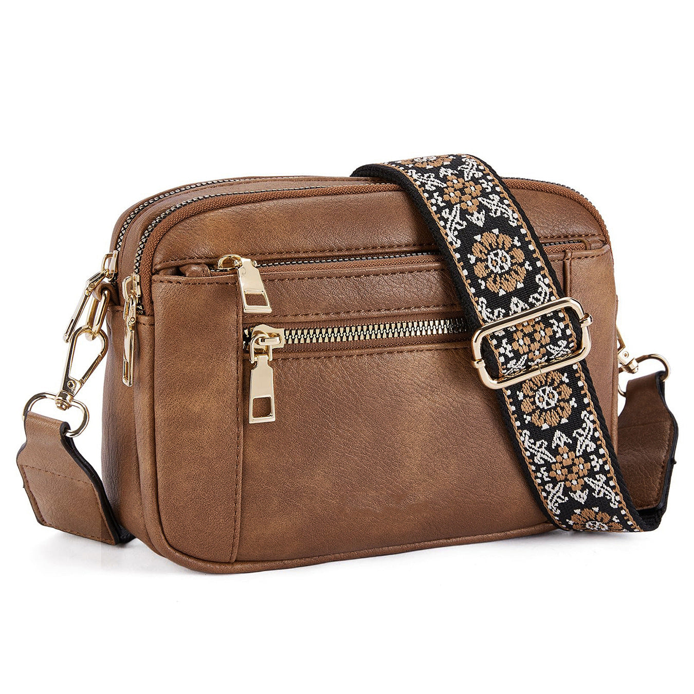 Bolso multifuncional con bloques de color estilo americano