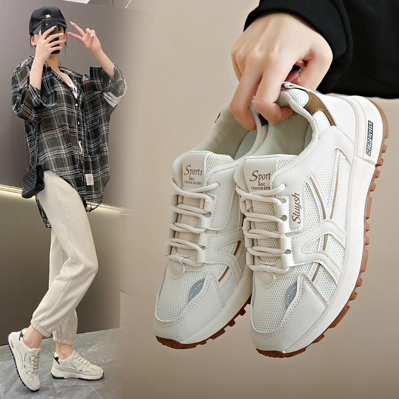 Zapatillas casual transpirables de malla