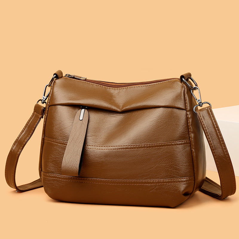 Bolso de viaje de piel suave y gran capacidad