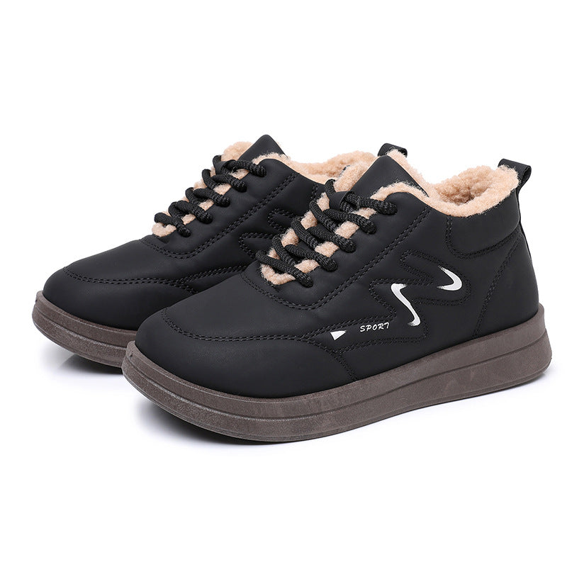Mocasines de invierno con suela gruesa y antideslizantes