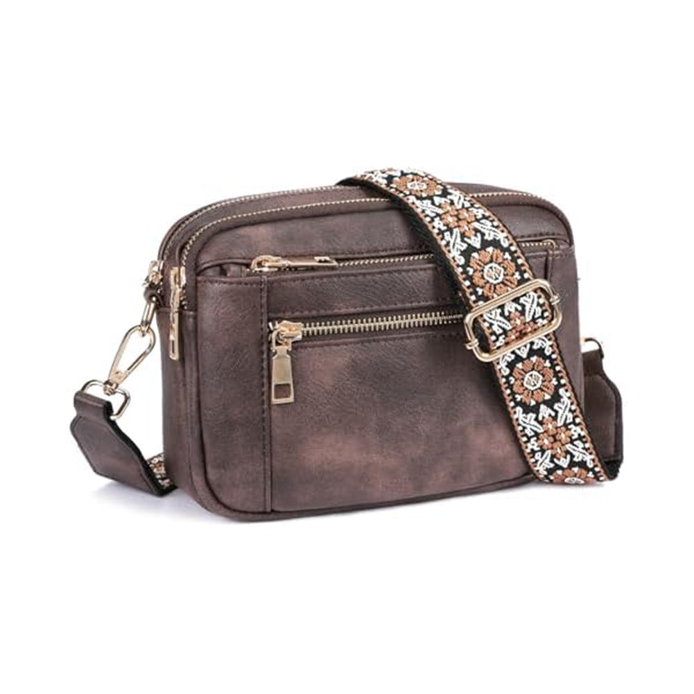 Bolso multifuncional con bloques de color estilo americano