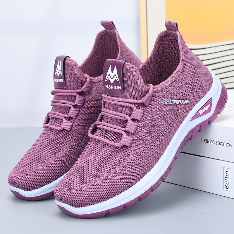 Мягкие нескользящие прогулочные туфли Flyknit