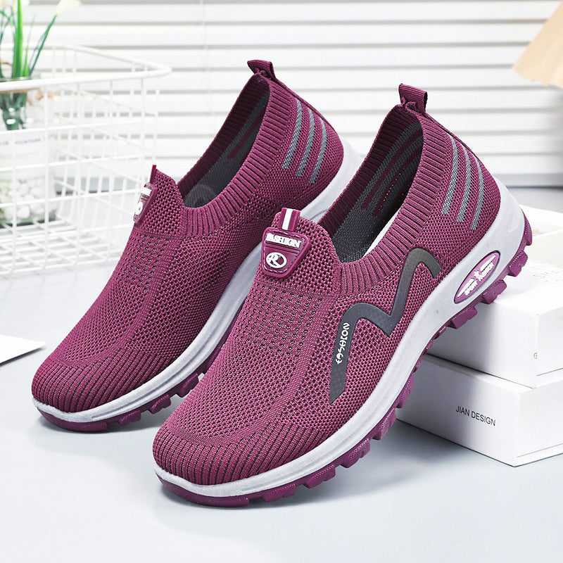 Zapatos de madre de suela blanda que no aprietan