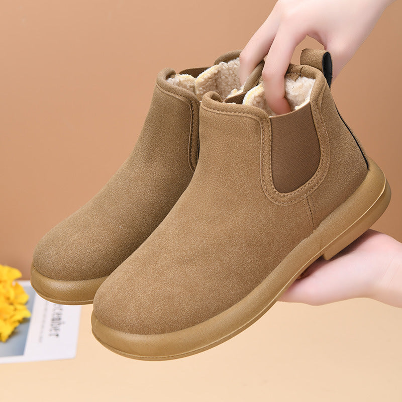 Botas de nieve planas antideslizantes