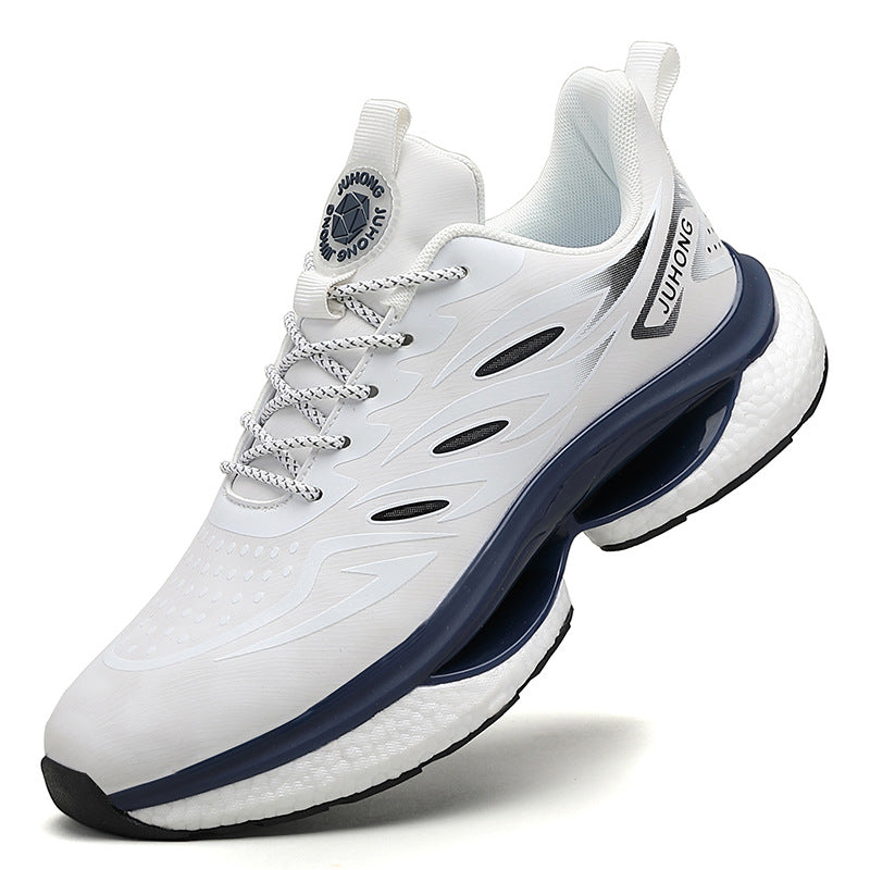 Zapatos de malla transpirable con suela ligera y rebote para hombre