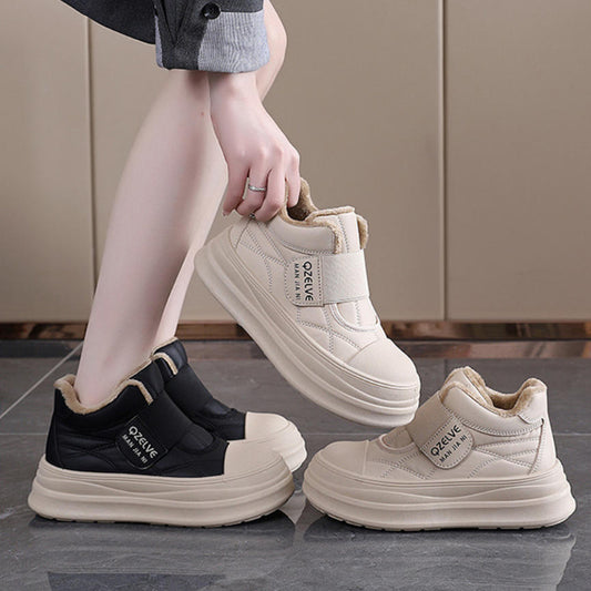 Botas de algodón con plataforma y caña alta