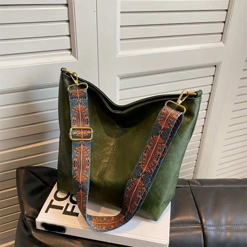 Bolso de correa geométrica ancha