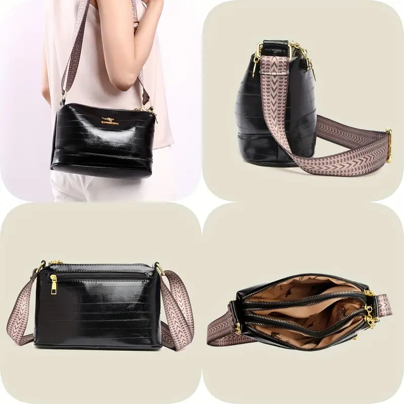 Bolso de hombro para mujer de moda con correa ajustable