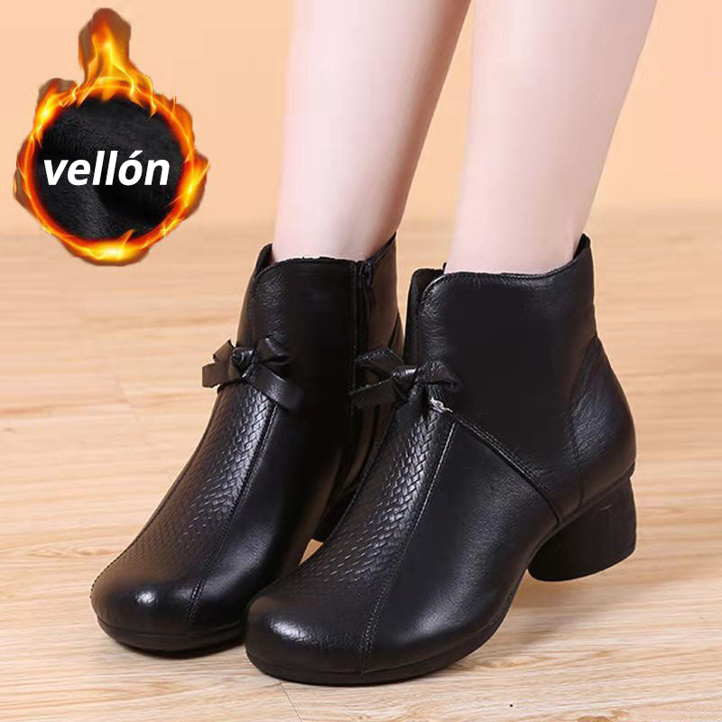 botas de cuero para mujer