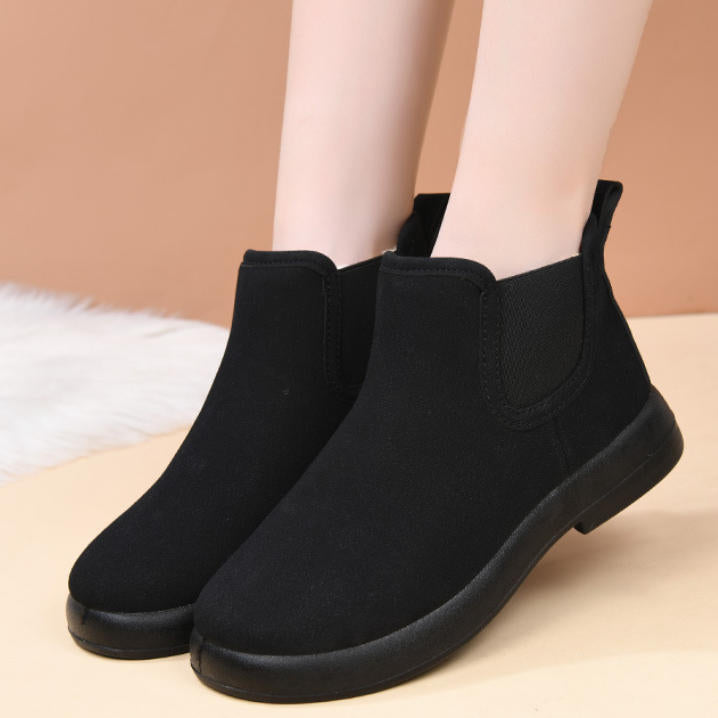 Botas de nieve planas antideslizantes